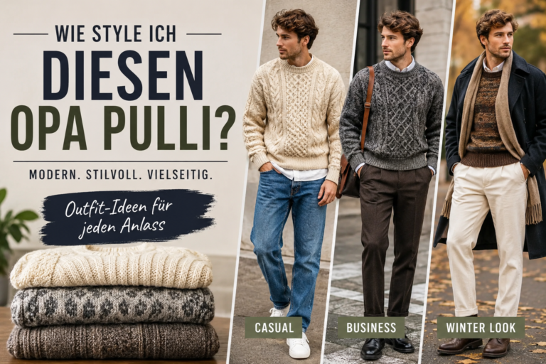 Wie Style Ich Diesen Opa Pulli